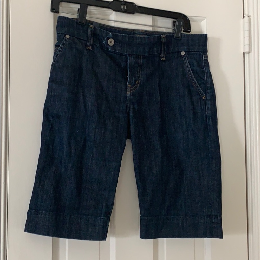 Citizens of Humanity dark denim shorts